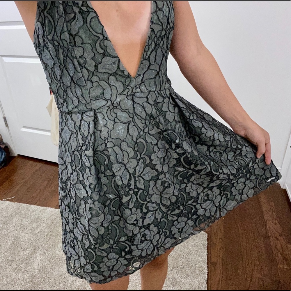 TOBI Hailey Skater Lace Dress